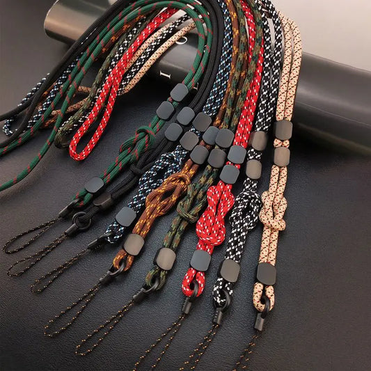 Keep your phone secure with this stylish hand-woven long neck lanyard. Features durable design, adjustable length, and dual-use function — perfect anti-lost pendant strap for all smartphones.