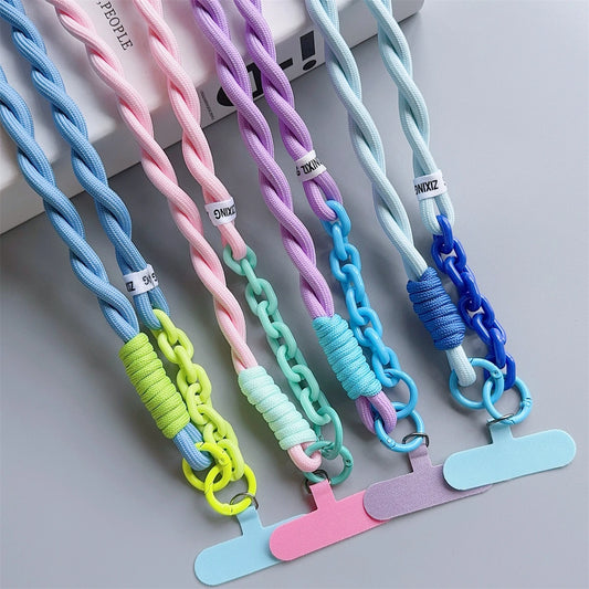 1Pc Cute Acrylic Phone Lanyard – Universal Crossbody & Wrist Strap
