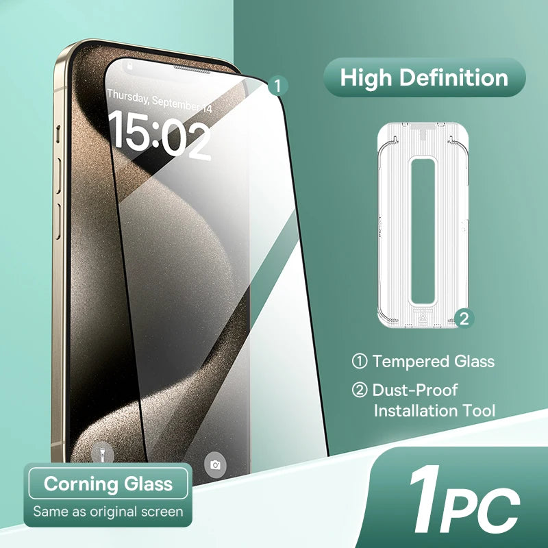Baseus 0.4mm Corning Tempered Glass – Anti-Peeping Screen Protector for iPhone 13–17