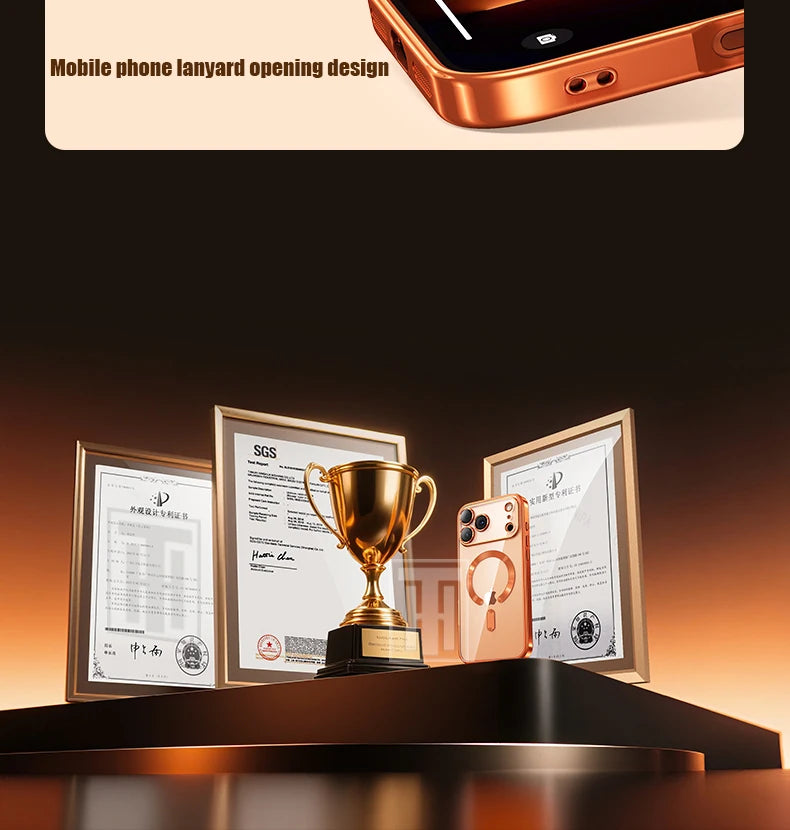 Lightweight Soft TPU Plating Case for iPhone 17 pro max 17 Air 16 15 14 13 12 11 Pro Max Plus Maga safe Magnetic Lens Protect Clear Cover