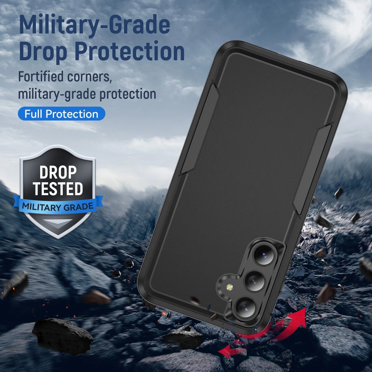 Military Grade Cases for Samsung Galaxy S25 FE S22 S23 Plus S21 S24 FE Ultra Edge Armor Case