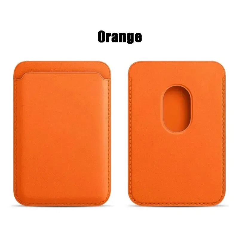 Leather Wallet Case | MagaSafe-Compatible Card Holder with Magnetic Wallet