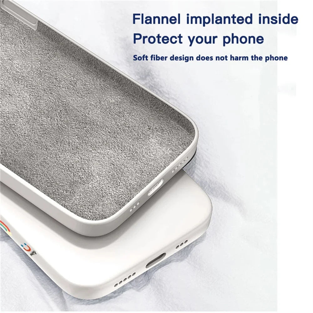 luxury Liquid Silicone Case for Samsung S25 S24 Galaxy S20 S21 S22 S23 FE Plus Note10 20