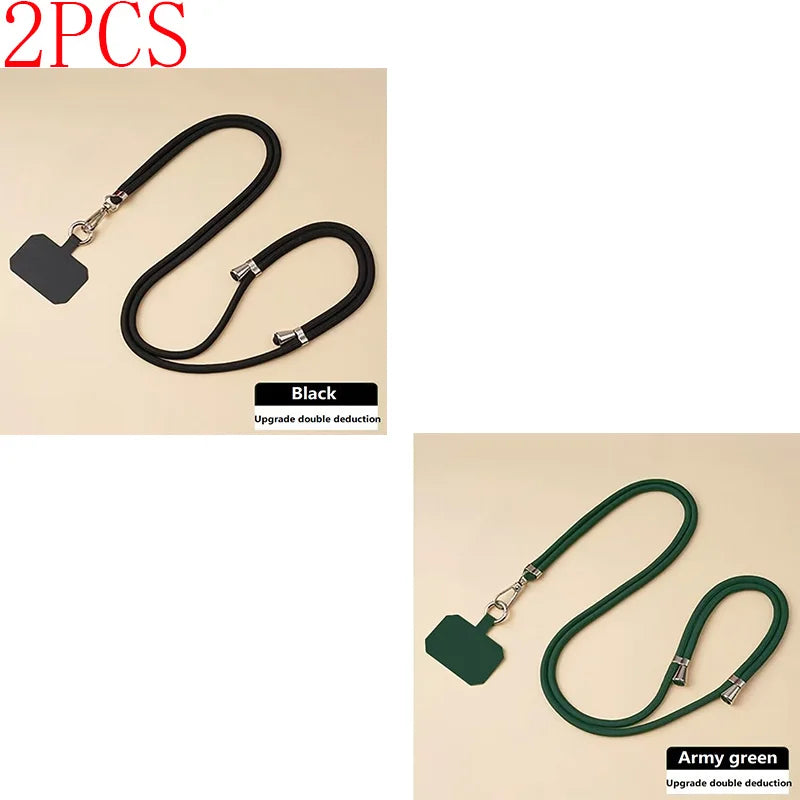 Phone Lanyard Strap Crossbody Cord with Adjustable Mobile Chain | Cell Phone Necklace Strap for Hands-Free Carry (SJGS01)