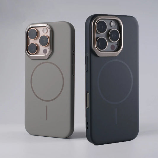 Luxury Hard Matte Shockproof Case for iPhone 16 15 Pro Max Plus 16ProMax Slim PC Armor For Magsafe Magnetic Cover