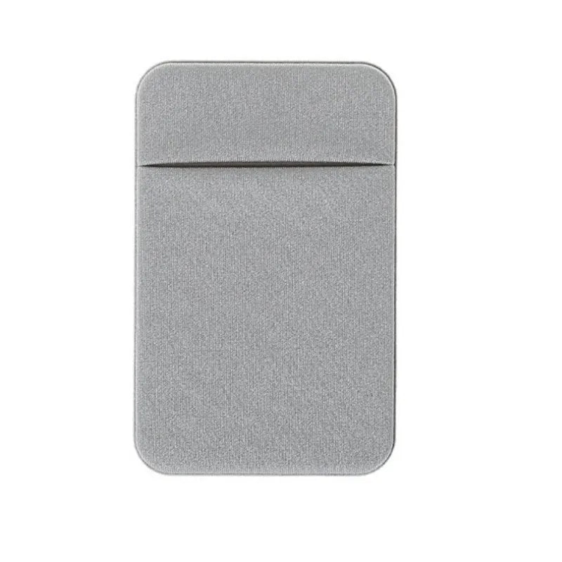 1PC Fashion Elastic Cloth Phone Card Holder | Mobile Wallet Case with Adhesive Sticker for Credit & ID Cards