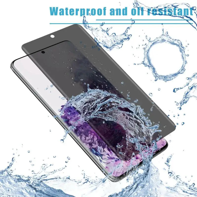 Privacy Tempered Glass for Samsung Galaxy S21 S22 S23 S24 S25 Plus | Anti-Spy Screen Protector with Fingerprint Sensor Support