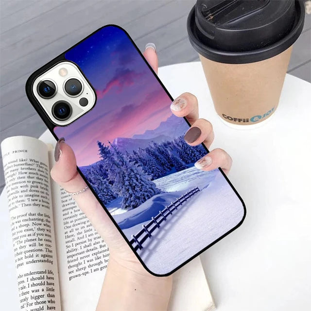 Winter Snow Landscape iPhone Case – Fits iPhone 11–17