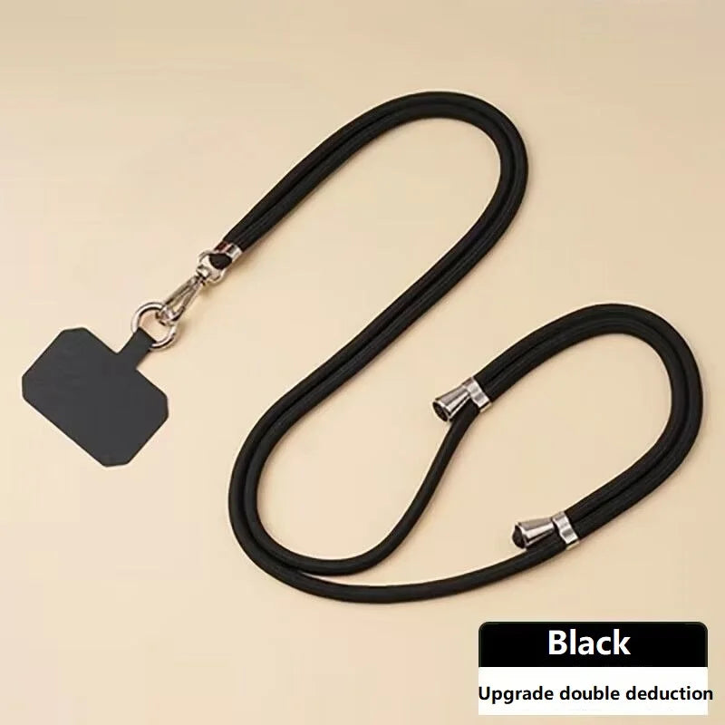 Phone Lanyard Strap Crossbody Cord with Adjustable Mobile Chain | Cell Phone Necklace Strap for Hands-Free Carry (SJGS01)