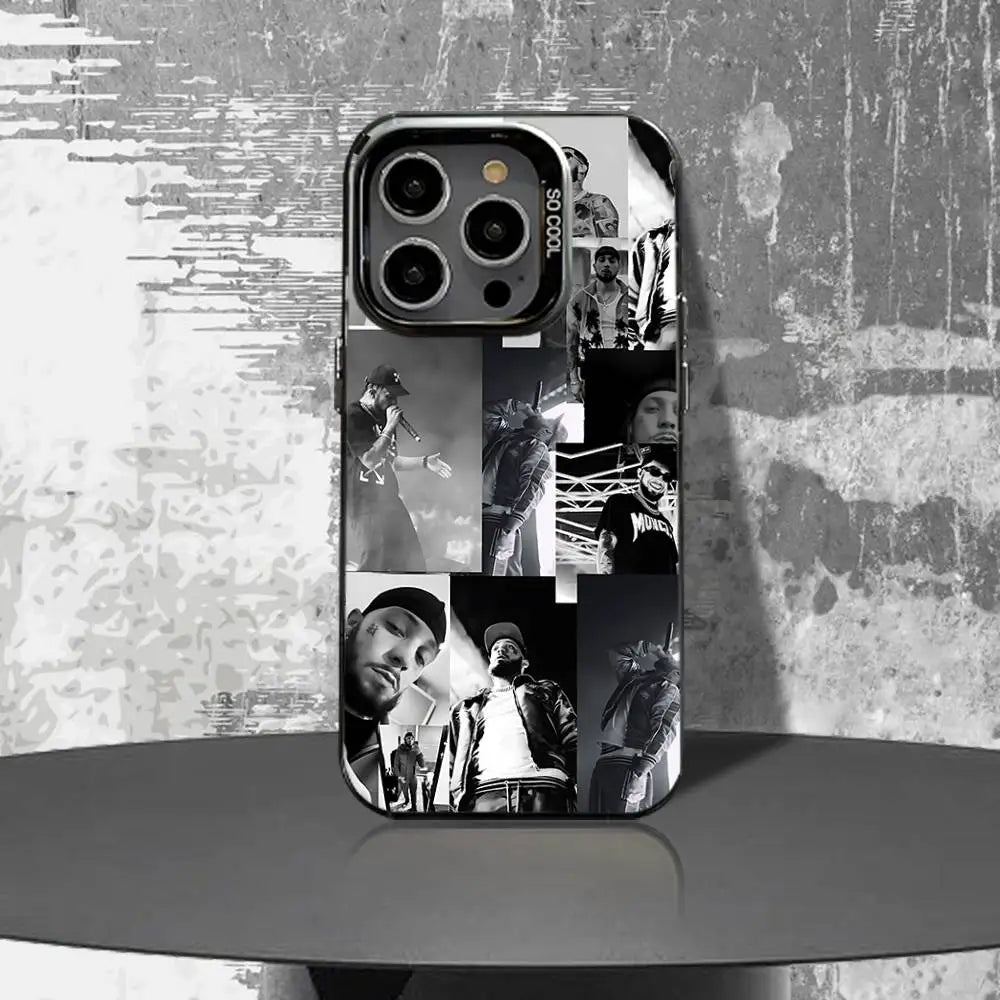 JC Reyes Tour 2025 Phone Case For iPhone 16,15,14,13,12,11,Pro,Max,Black Matte Shockproof Cover
