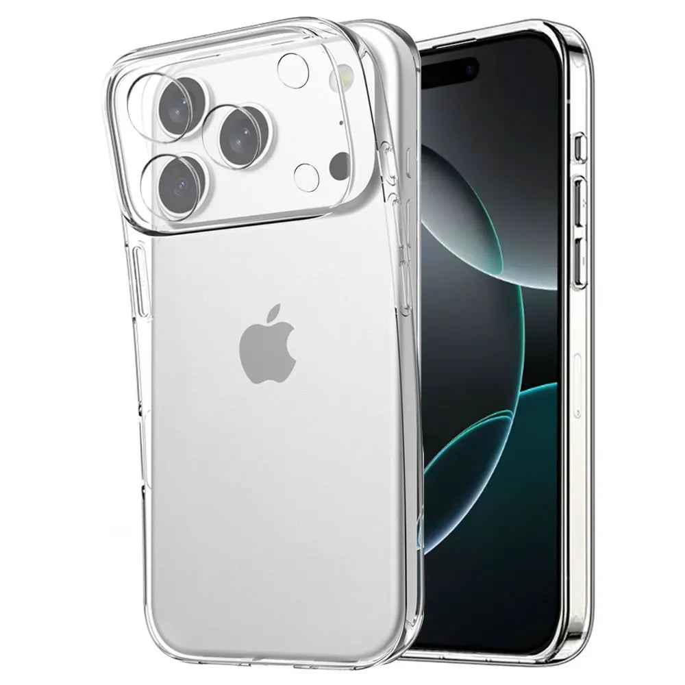 Ultra Thin Clear TPU Case For iPhone 17 Pro Max 17 Air 15 14 13 11 12 16 Pro Max Plus Mini Transparent Silicone Soft Cover Funda