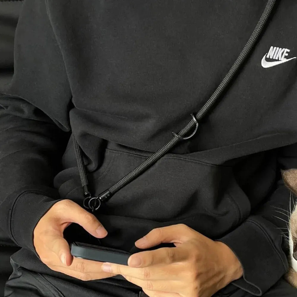 8mm Thick Crossbody Phone Lanyard – Durable Anti-Lost Neck Strap