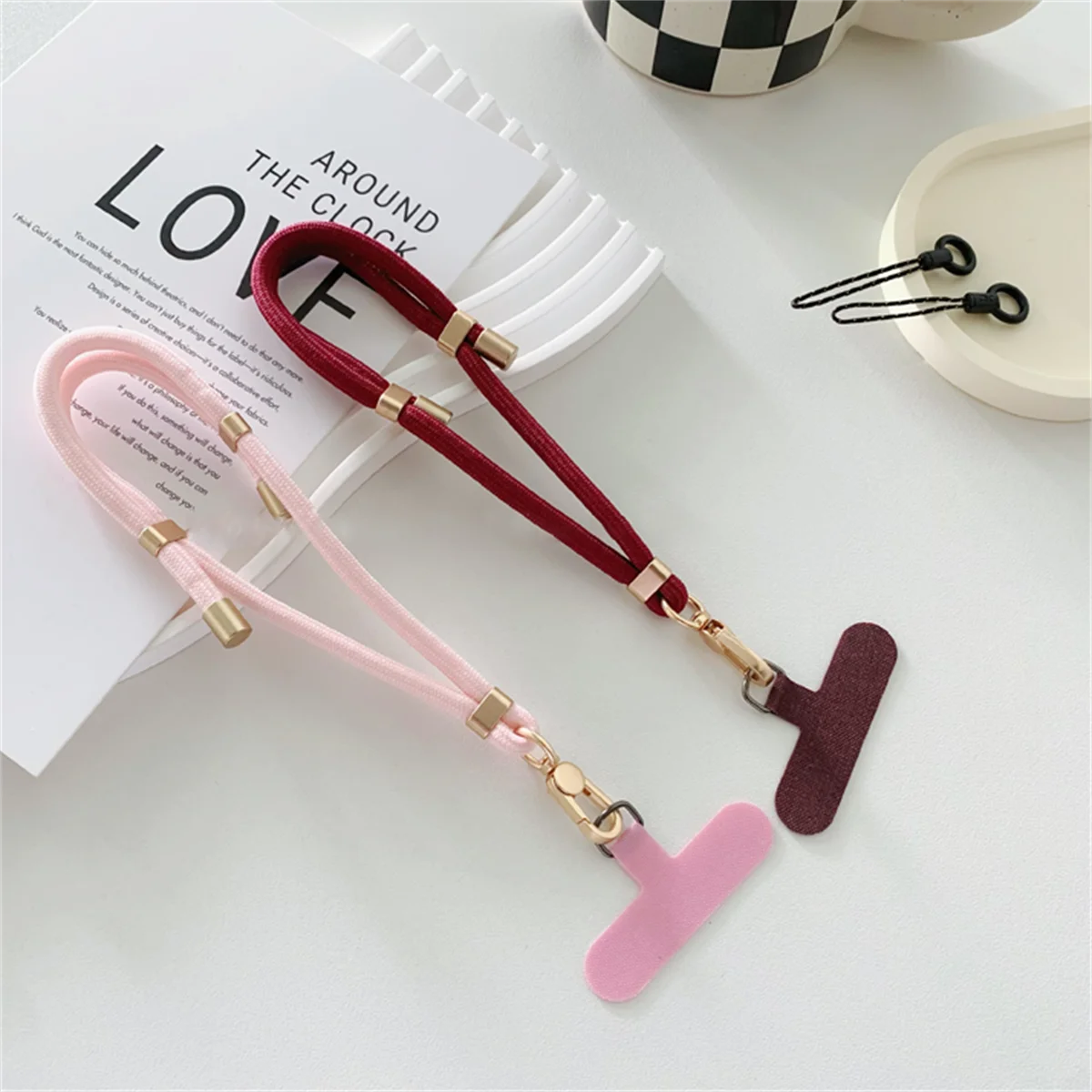 Luxury Metal Nylon Wrist Lanyard – Stylish Anti-Loss Phone & Key Strap