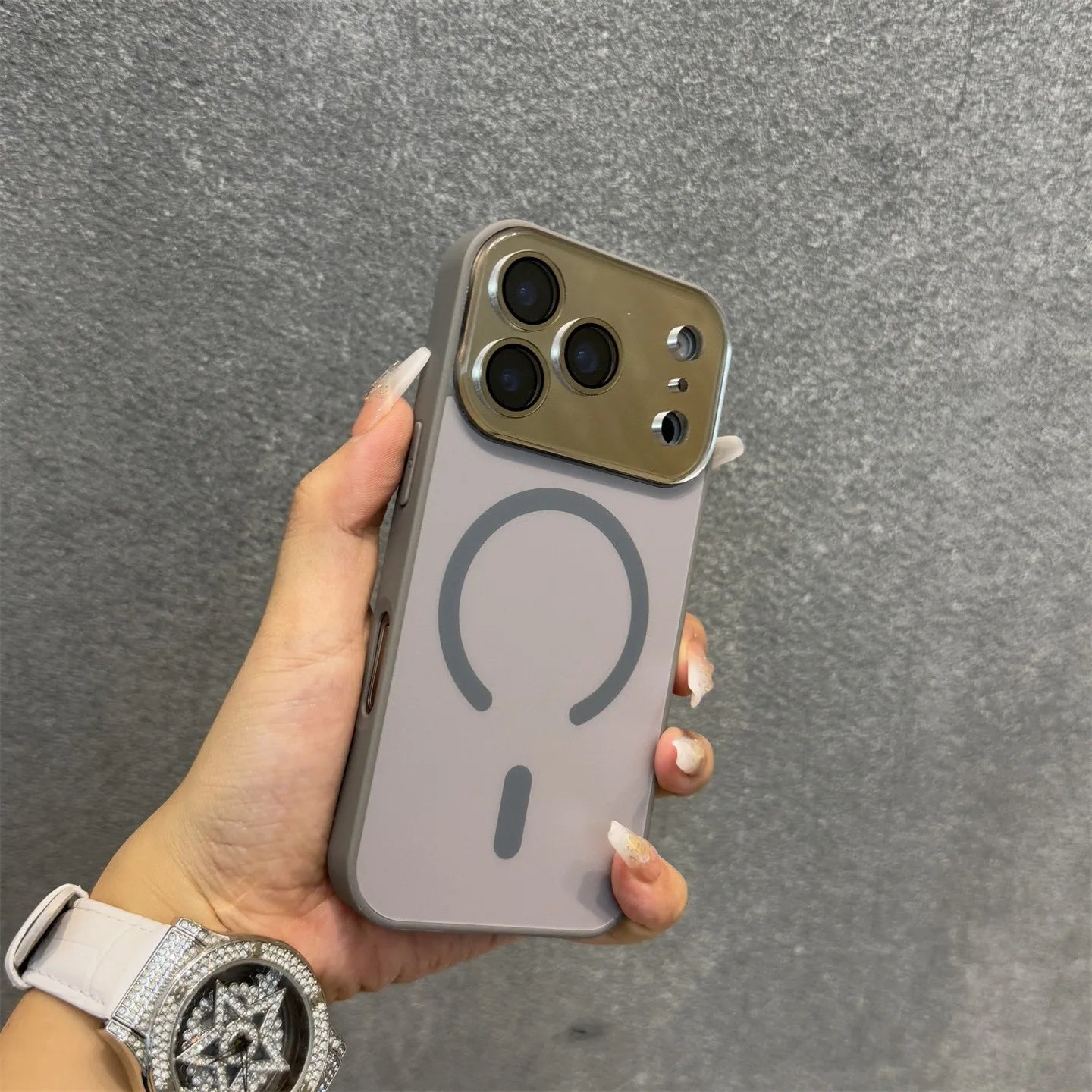 Matte Electroplating 17 ProMax Magsafe Magnetic Case For iPhone 17 16 15 14 13 12 Pro Max 17Air All Inclusive Lens Film Cover