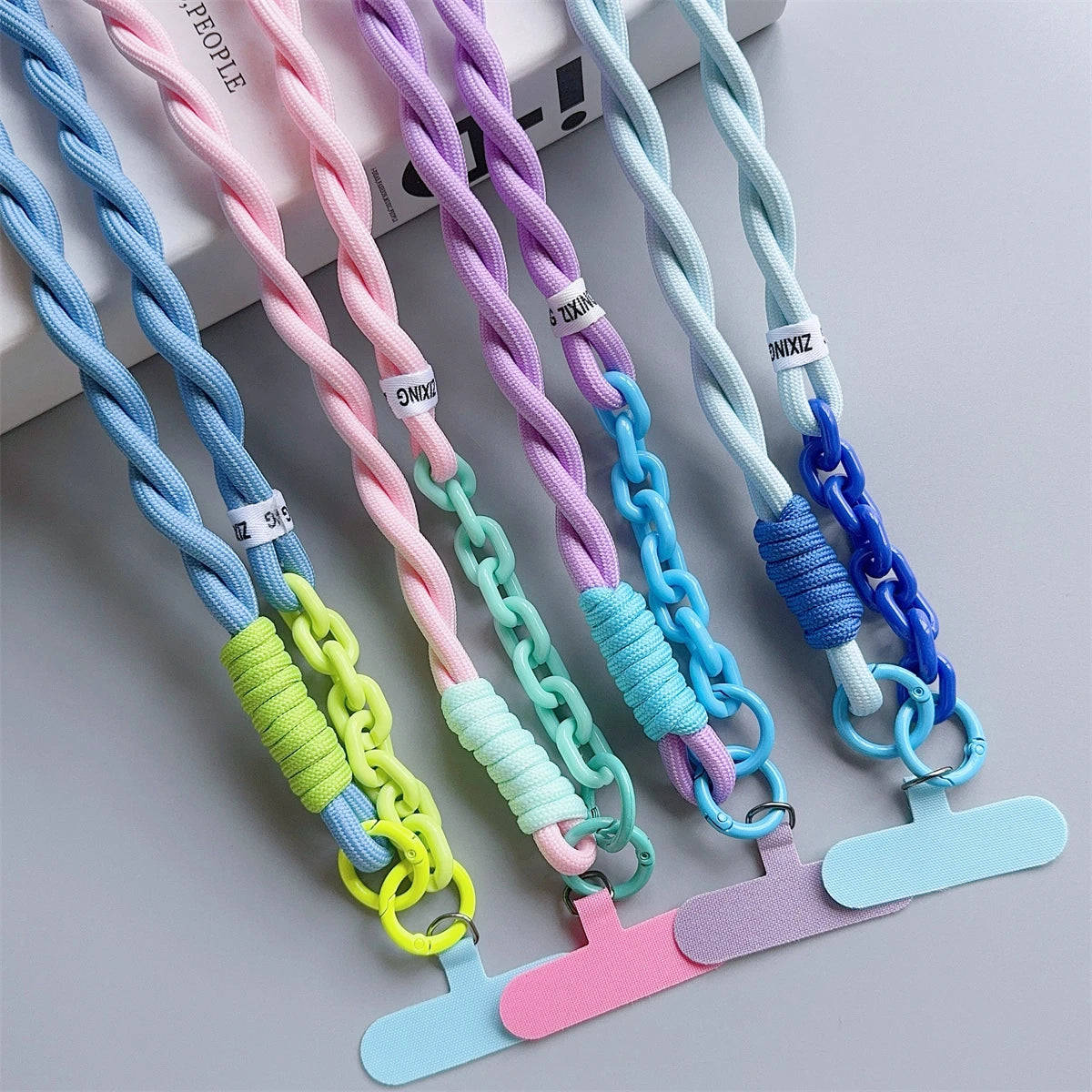 1Pc Cute Acrylic Phone Lanyard – Universal Crossbody & Wrist Strap