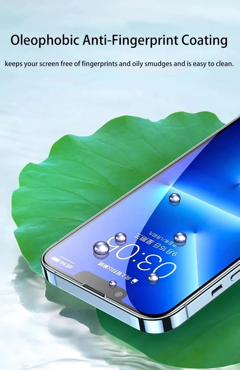 1-4PCS 9D Protective Glass For iPhone 16 15 11 12 13 14 Pro Max 15Plus Screen Protector For iPhone XR X XS MAX Tempered Glass