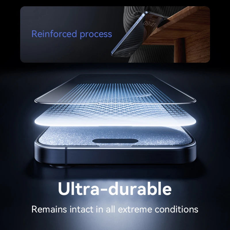 Joyroom Tempered Glass Screen Protector – 1/2/3pcs for iPhone 11–16 & Pro Max