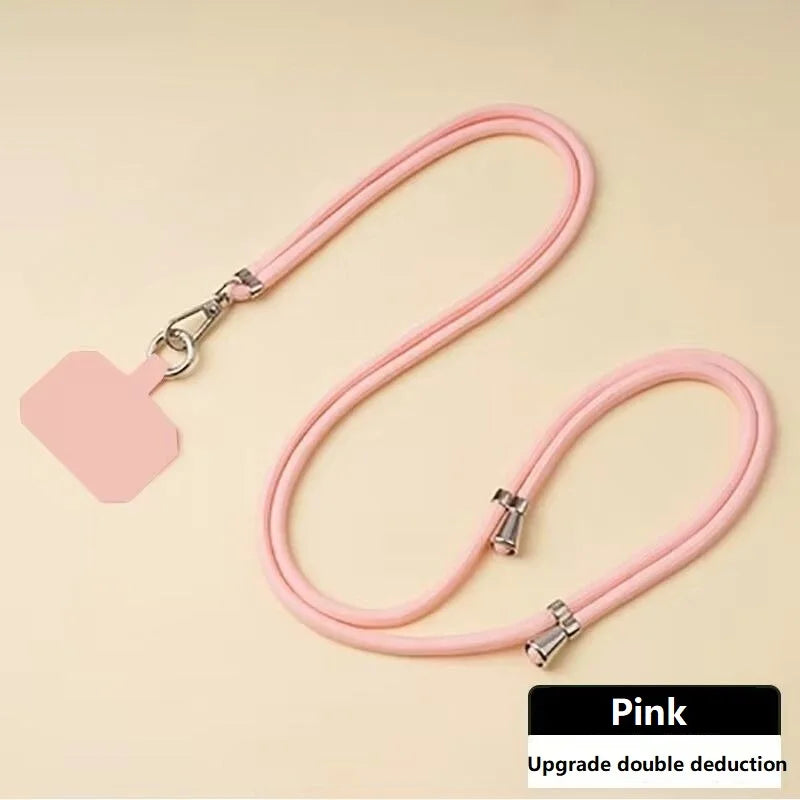 Phone Lanyard Strap Crossbody Cord with Adjustable Mobile Chain | Cell Phone Necklace Strap for Hands-Free Carry (SJGS01)