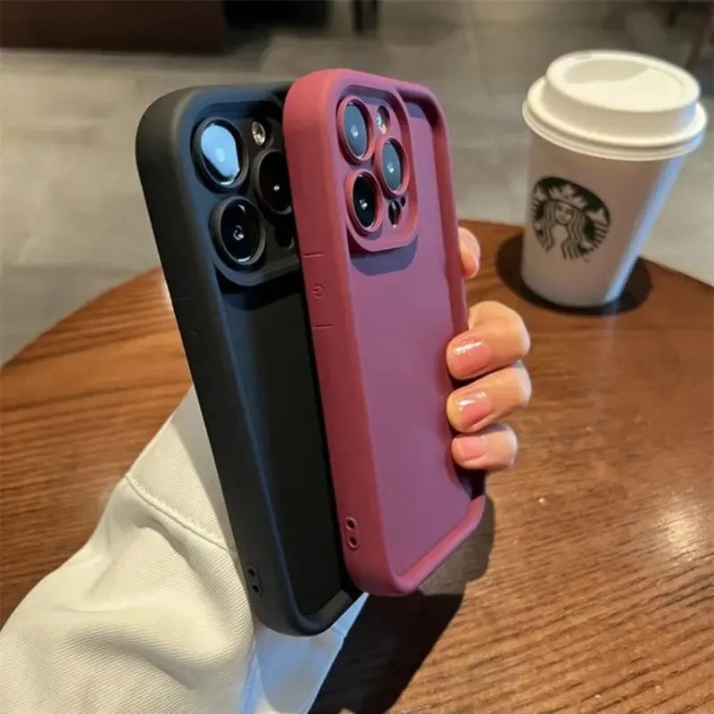 Shockproof Candy Color Silicone Case for Samsung Galaxy S25, S24 Ultra, S23, S22, S21, S20 FE/Lite, Note 20 5G – Soft Matte Protective Cover