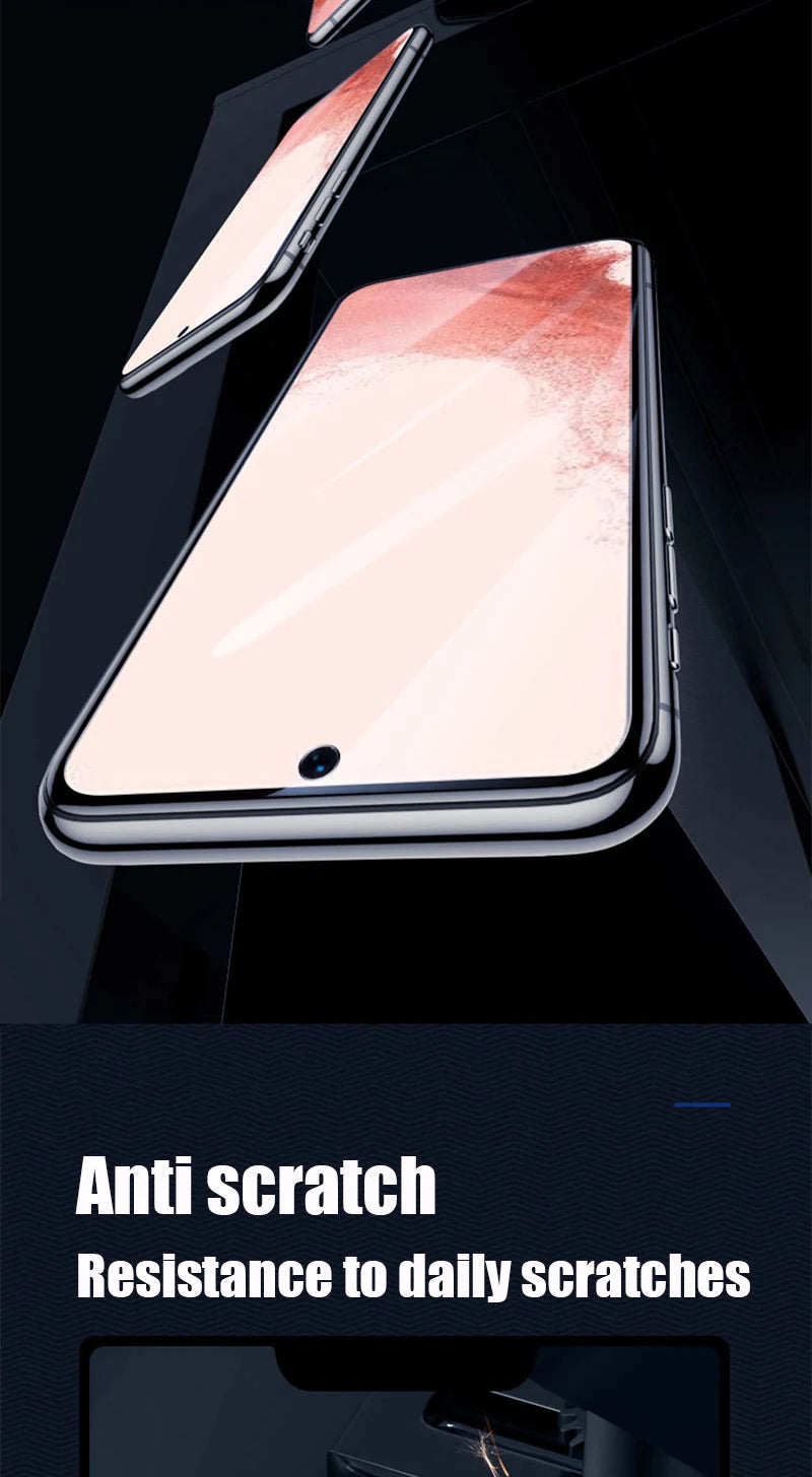 3PCS Full Coverage Tempered Glass for Samsung Galaxy S20 FE S21 S22 S23 S24 S25 Plus Ultra | Edge-to-Edge Screen Protector