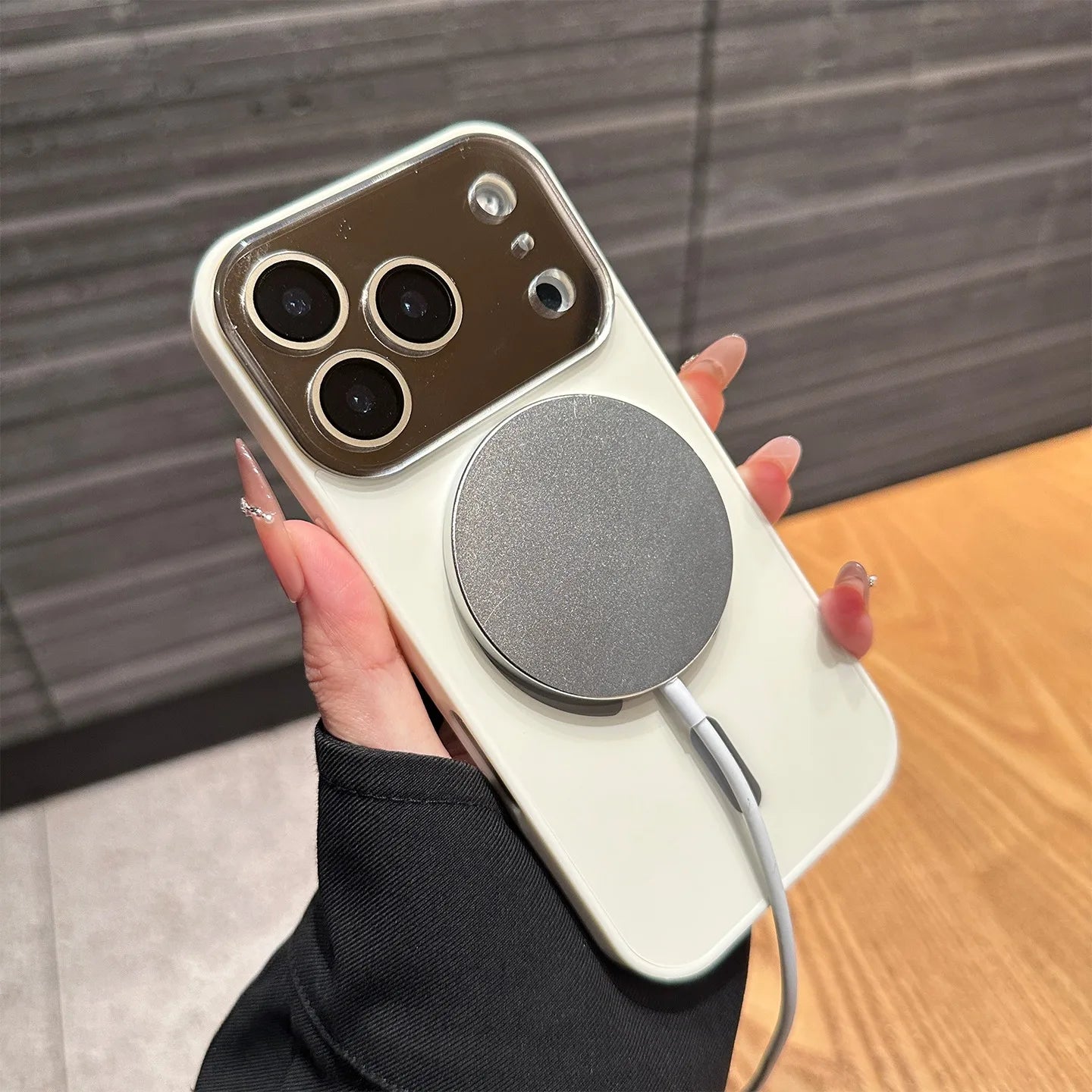 Matte Electroplating 17 ProMax Magsafe Magnetic Case For iPhone 17 16 15 14 13 12 Pro Max 17Air All Inclusive Lens Film Cover