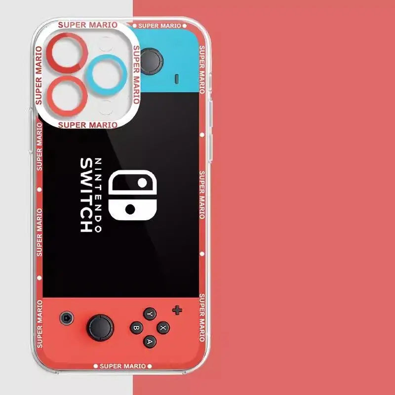 Super Mario Bros Game Case For Iphone 15 Pro Max 16 11 14 13 12 11 Plus Cover Silicone Transparent