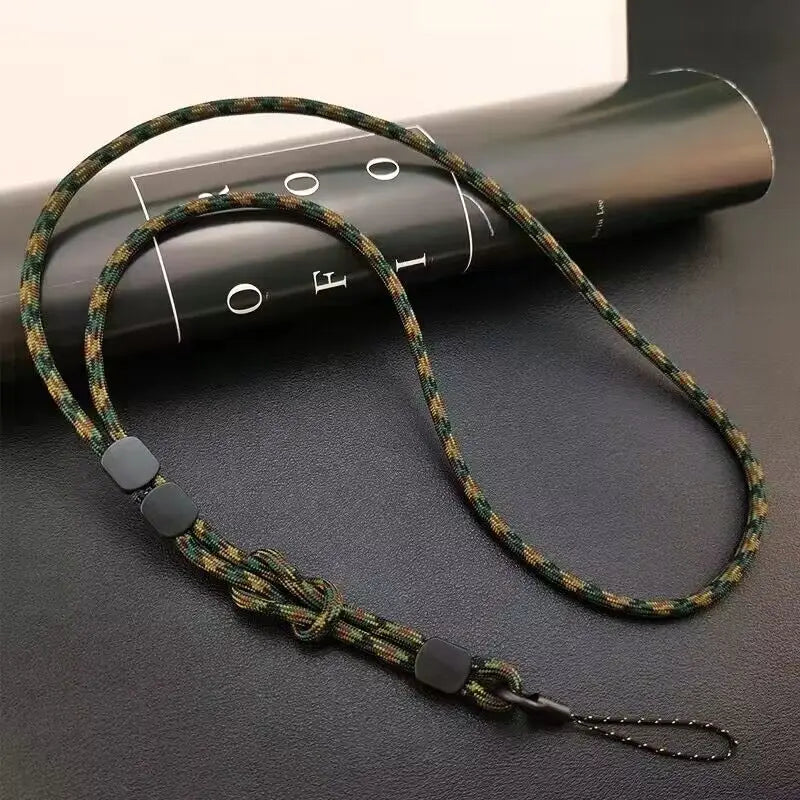 Keep your phone secure with this stylish hand-woven long neck lanyard. Features durable design, adjustable length, and dual-use function — perfect anti-lost pendant strap for all smartphones.