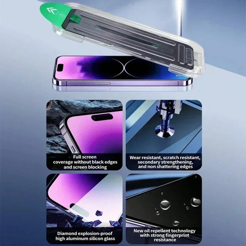 3pcs Matte Privacy Screen Protector – Anti-Spy Glass for iPhone 11–17