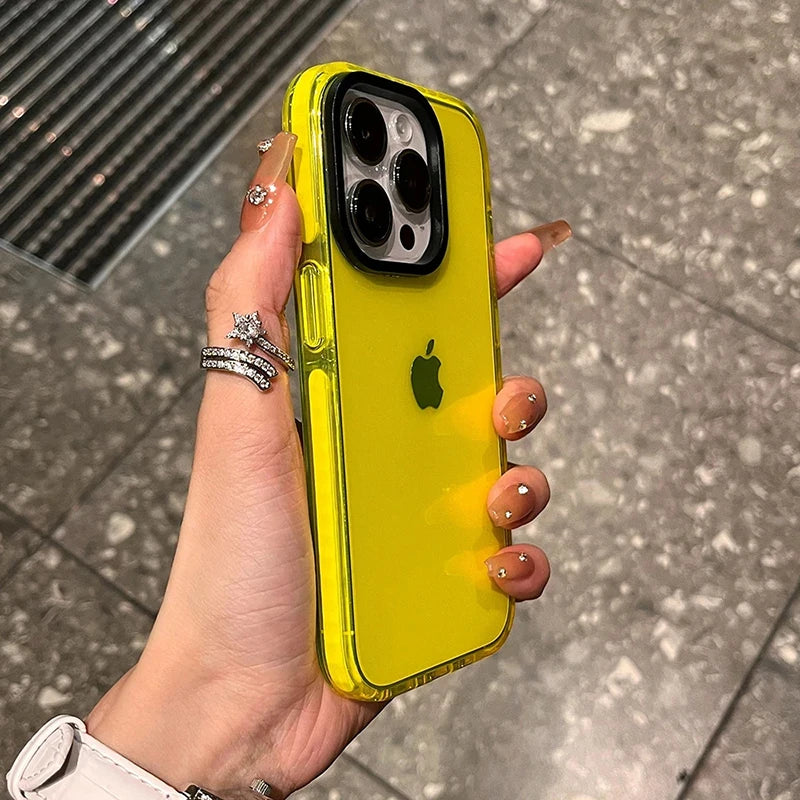 Luxury Transparent Case For iPhone 13 12 11 Pro Max 7 8 Plus X Xs Max XR Shockproof Clear Soft TPU Cover