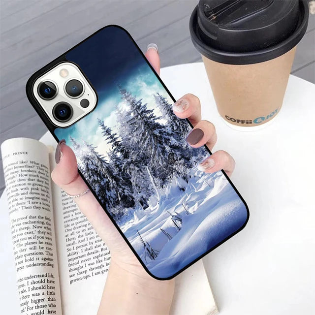 “Winter Snow Landscape iPhone Case – Fits iPhone 11–14