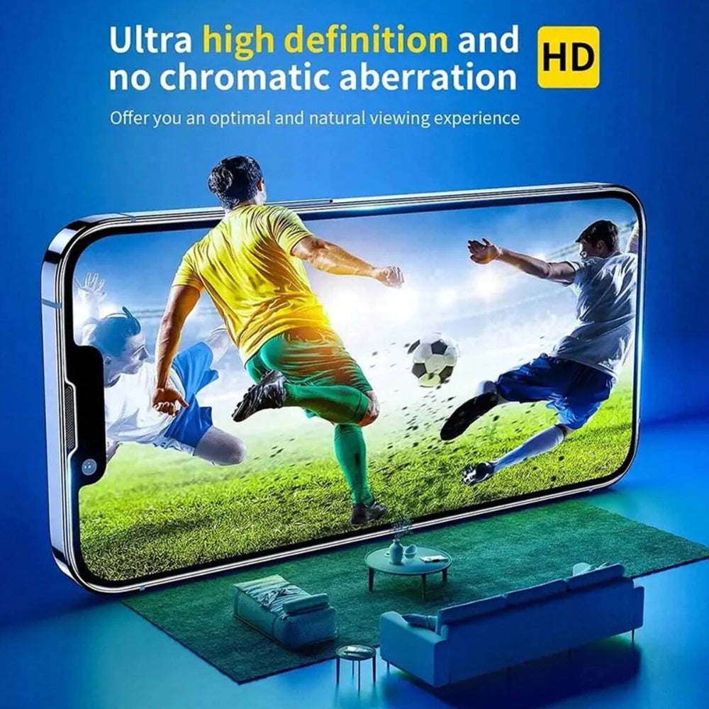 NNBILI 5pcs HD Tempered Glass Screen Protector for iPhone 11–16 & 16E