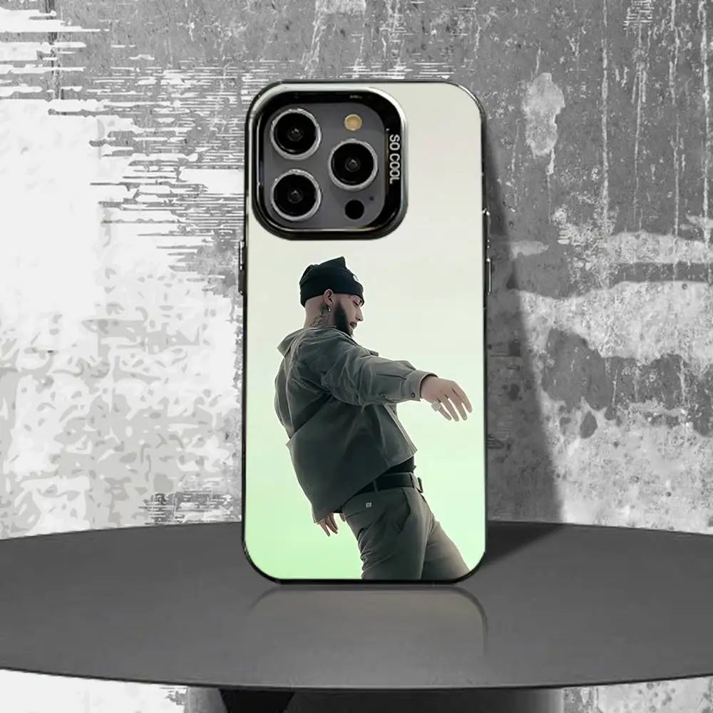 JC Reyes Tour 2025 Phone Case For iPhone 16,15,14,13,12,11,Pro,Max,Black Matte Shockproof Cover