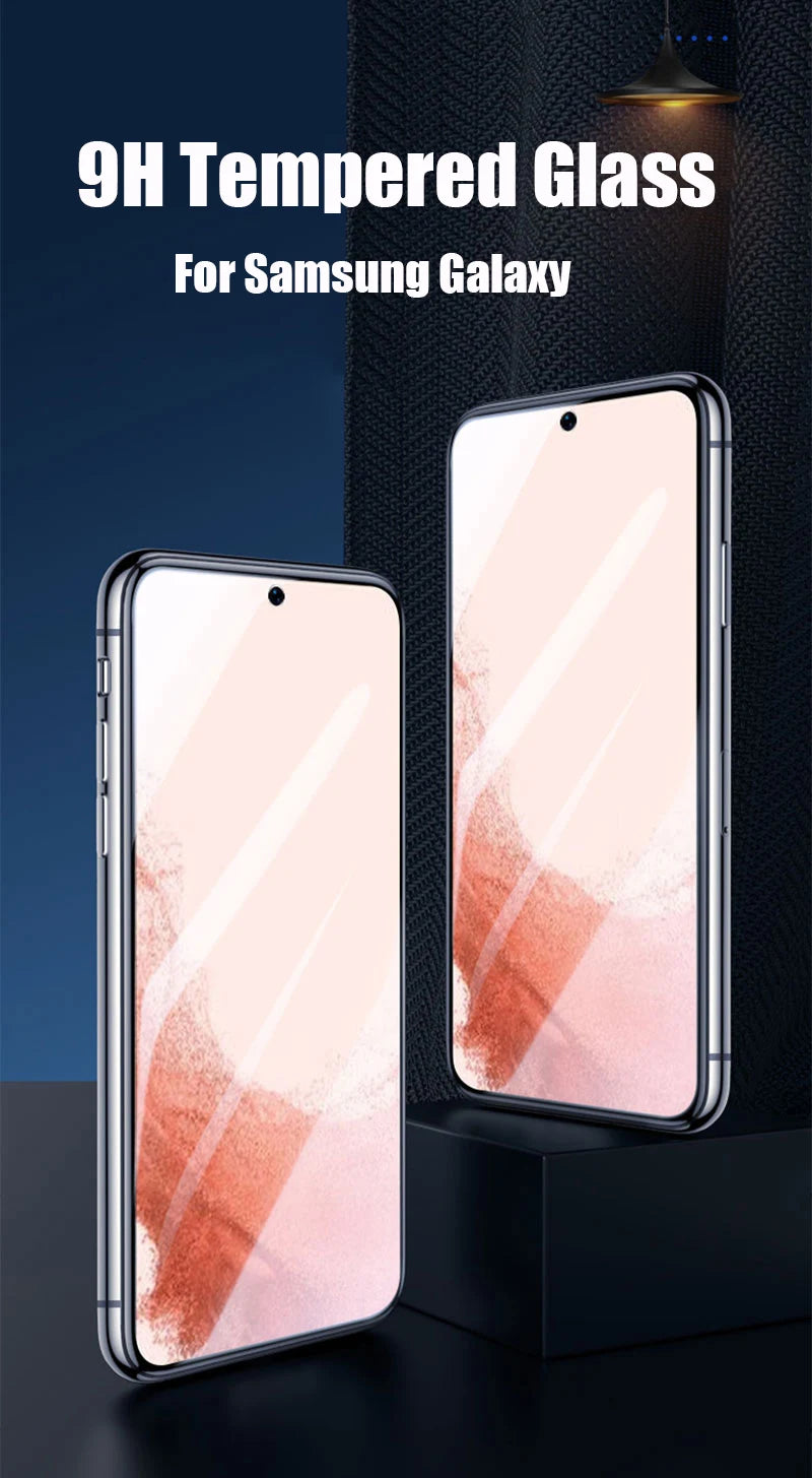 3PCS Full Coverage Tempered Glass for Samsung Galaxy S20 FE S21 S22 S23 S24 S25 Plus Ultra | Edge-to-Edge Screen Protector