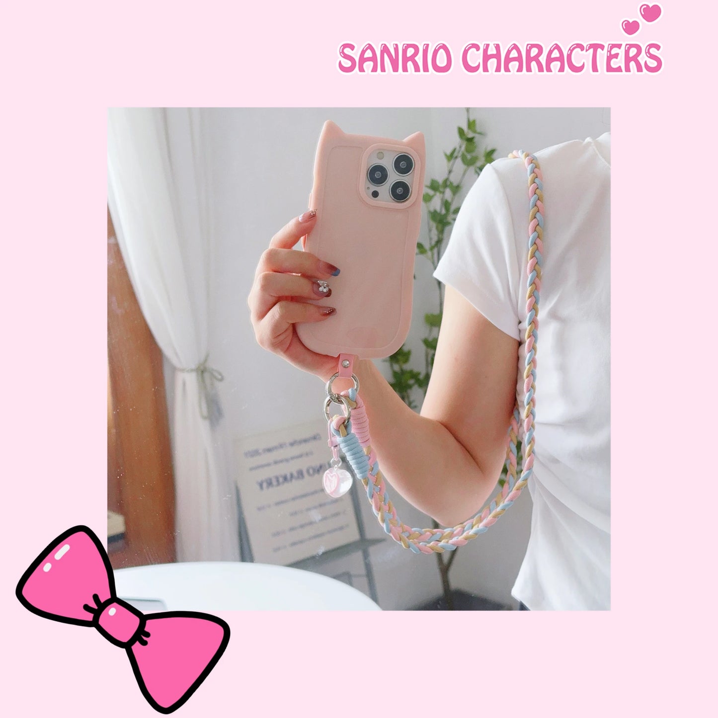 Creative Cartoon Phone Lanyard – Universal Crossbody Pendant Strap