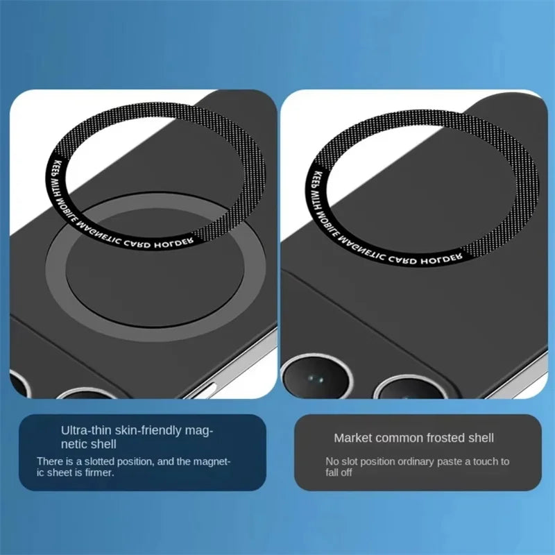 Ultra Thin Hard PC Magnetic Frameless Phone Case For Magsafe For iPhone 17 Air 16 15 14 13 Pro Max Plus Matte Color Solid Cover