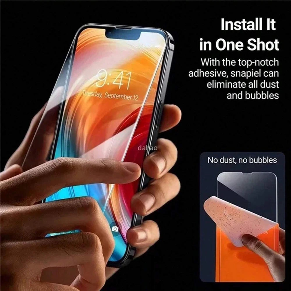 NNBILI 5pcs HD Tempered Glass Screen Protector for iPhone 11–16 & 16E