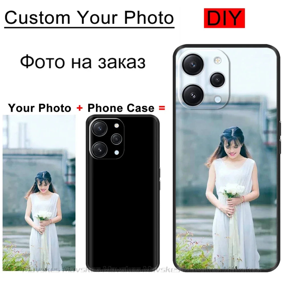 Make It Yours – Custom Photo Phone Case for Redmi & Poco Models (Soft Silicone).