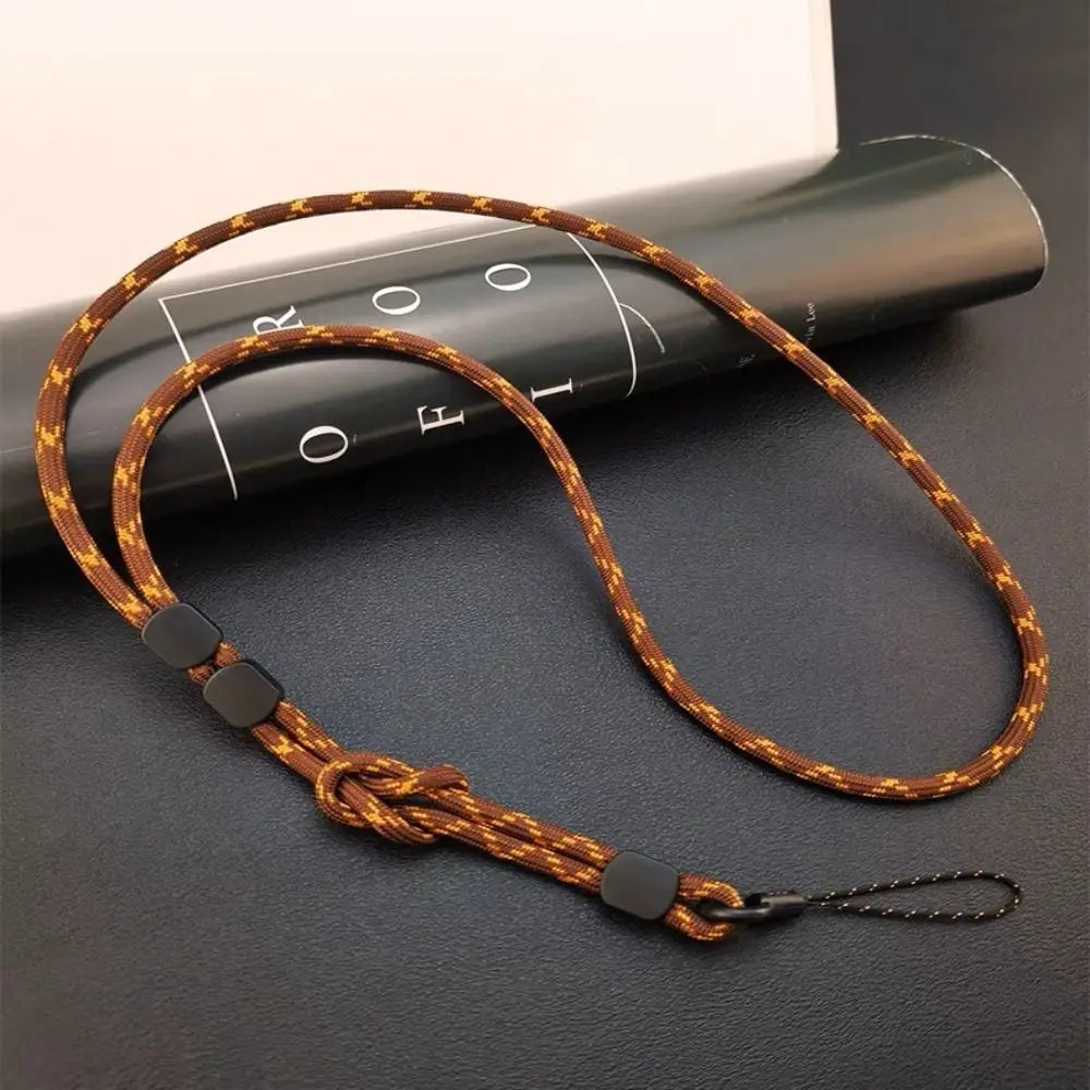 Colorful Hand-Woven Phone Lanyard | Adjustable Detachable Neck & Wrist Strap, Anti-Lost Hanging Chain for All Mobile Phones