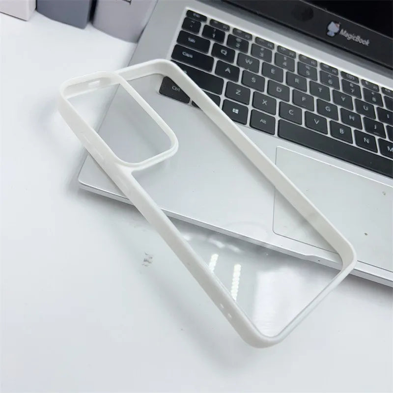 Cute Winter Snow Christmas Santa Case for Samsung Galaxy S23–S25 Series | Clear Holiday Phone Cover