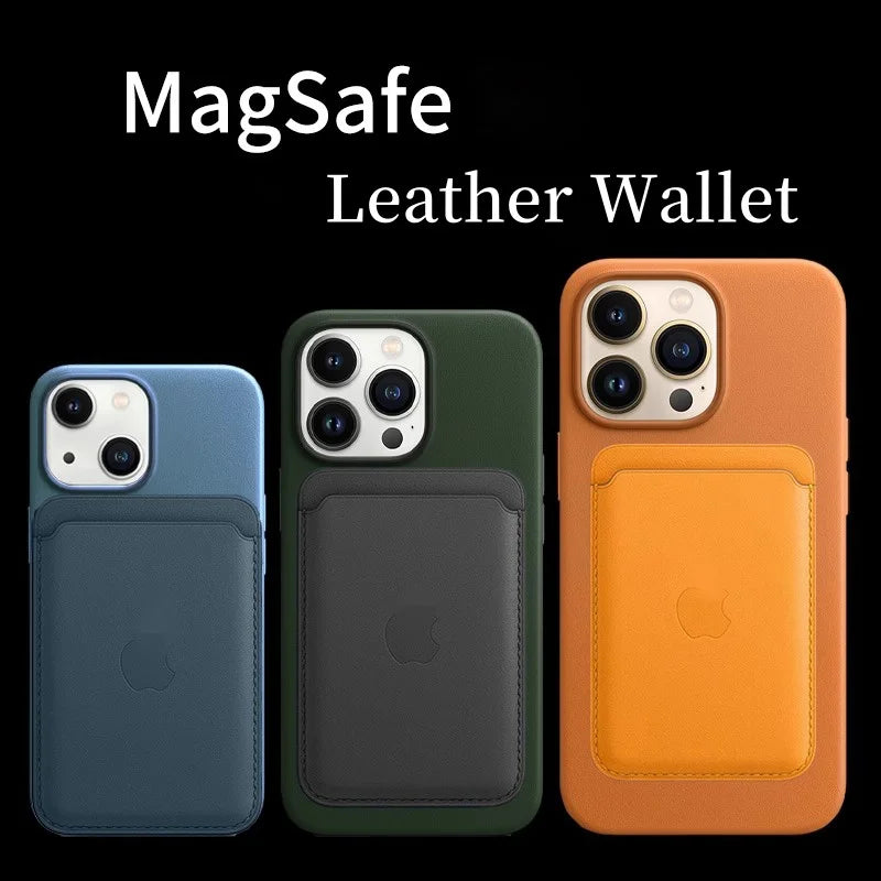 Original Apple MagSafe Wallet & Magnetic Card Holder Case for iPhone | Official Leather Phone Cover