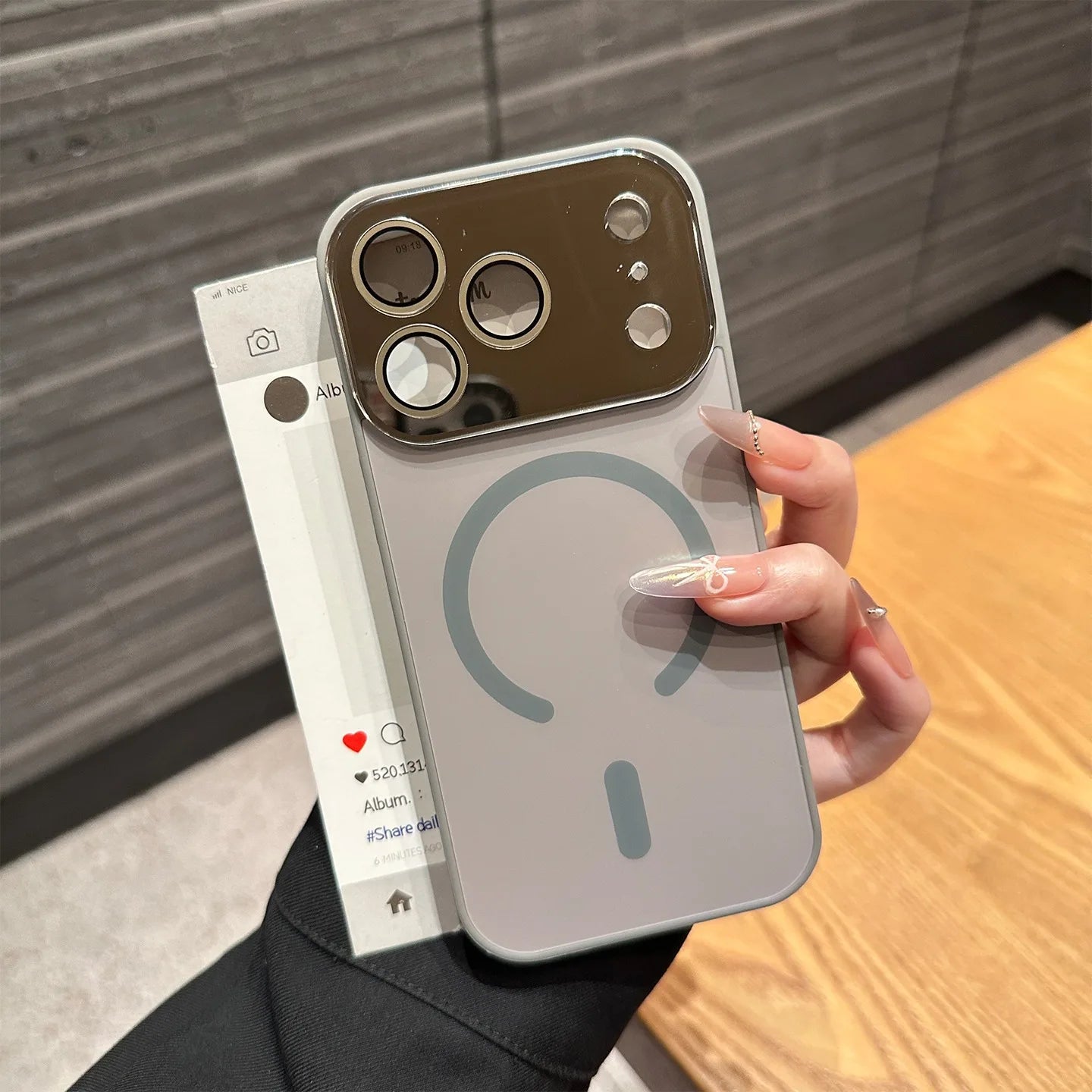 Matte Electroplating 17 ProMax Magsafe Magnetic Case For iPhone 17 16 15 14 13 12 Pro Max 17Air All Inclusive Lens Film Cover