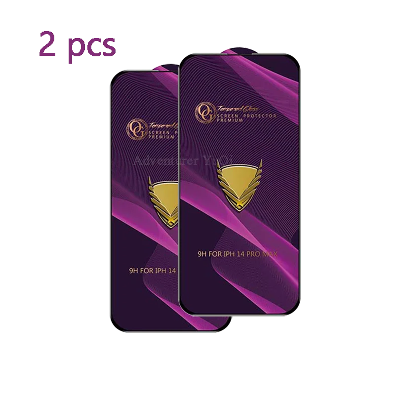 2pcs Premium Tempered Glass Screen Protector for iPhone 11–17 & 16E