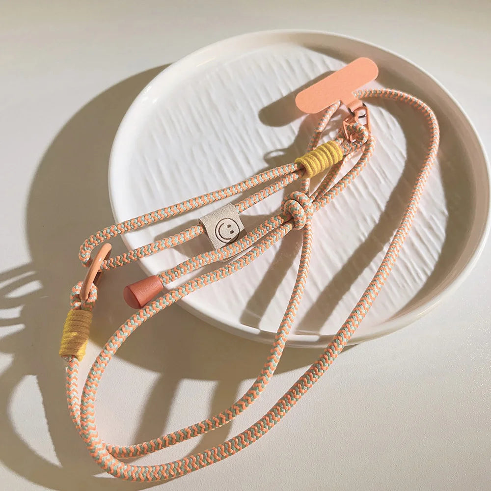 Handwoven Crossbody Phone Lanyard – Durable Anti-Loss Strap