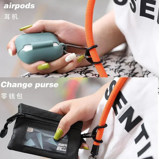 Adjustable Detachable Phone Lanyard – 8mm Universal Crossbody Strap