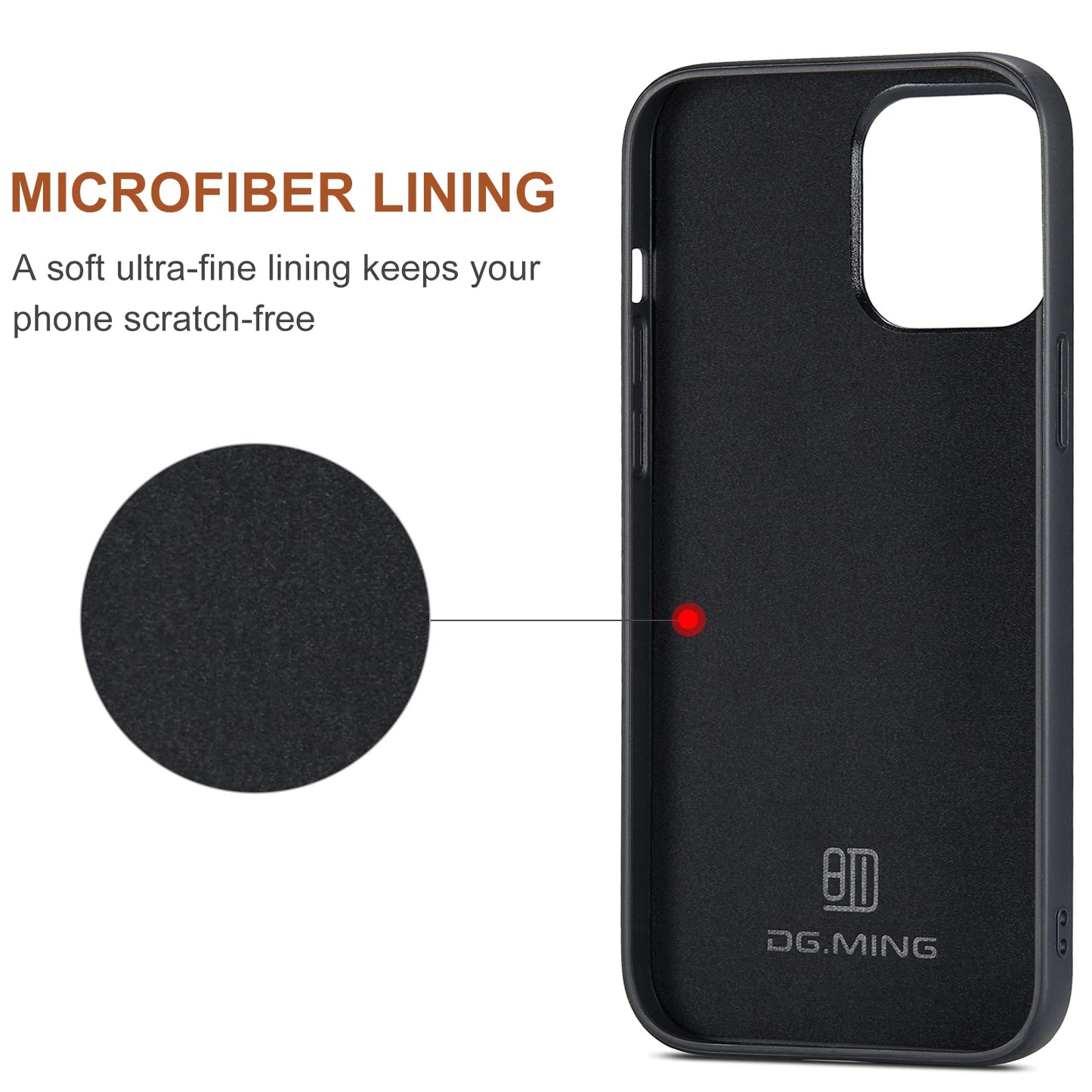 2 In 1 Detachable Magnetic Leather Case for IPhone 16 17 Pro Max 15 Wallet Cover Cards Holder Pocket