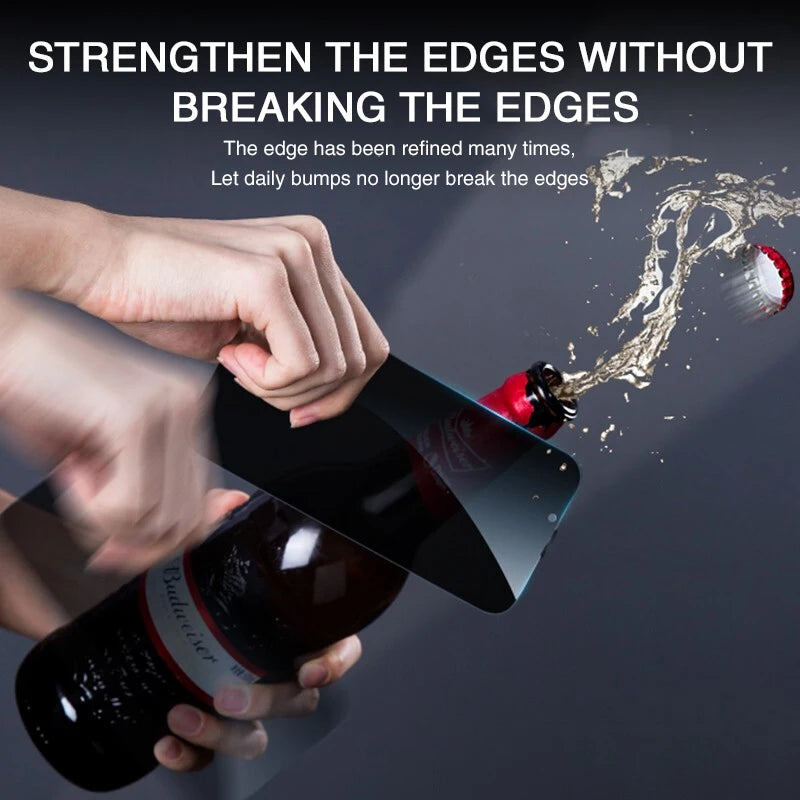 2pcs Anti-Spy Tempered Glass – Full Cover Privacy Screen Protector for iPhone 6–17 Pro Max