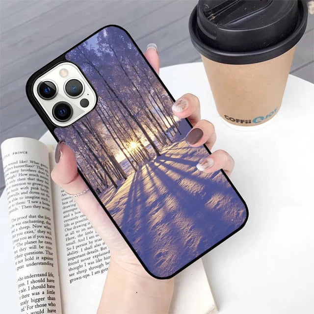“Winter Snow Landscape iPhone Case – Fits iPhone 11–14