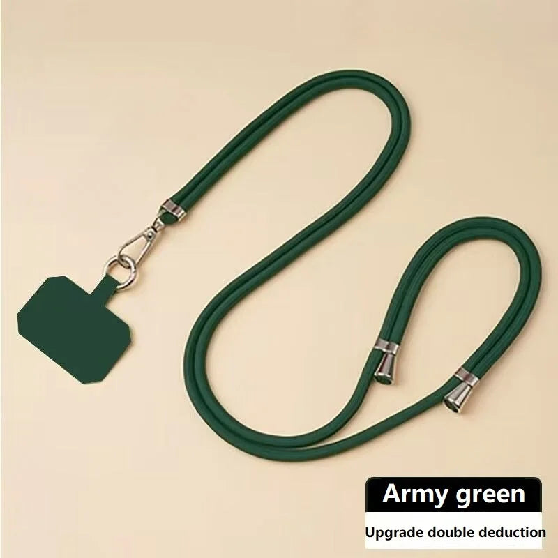 Phone Lanyard Strap Crossbody Cord with Adjustable Mobile Chain | Cell Phone Necklace Strap for Hands-Free Carry (SJGS01)