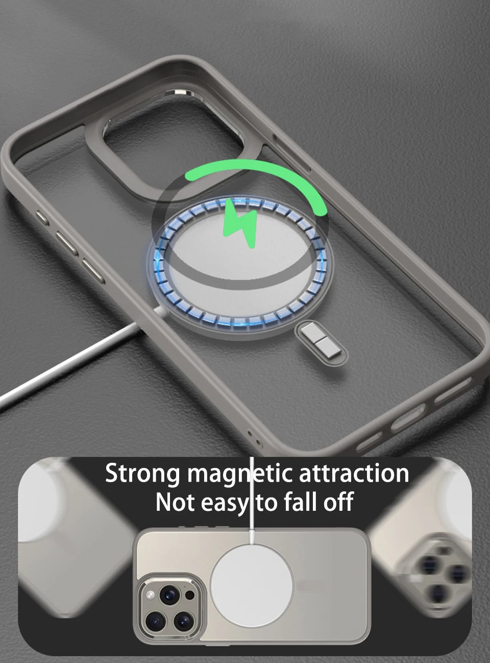 Luxury For Magsafe Transparent Case For iPhone 13 12 11 Pro XS XR Max Mini Plus Magnetic Wireless Charge Cases Cover