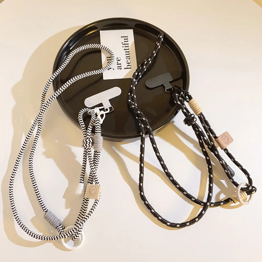 Handwoven Crossbody Phone Lanyard – Durable Anti-Loss Strap